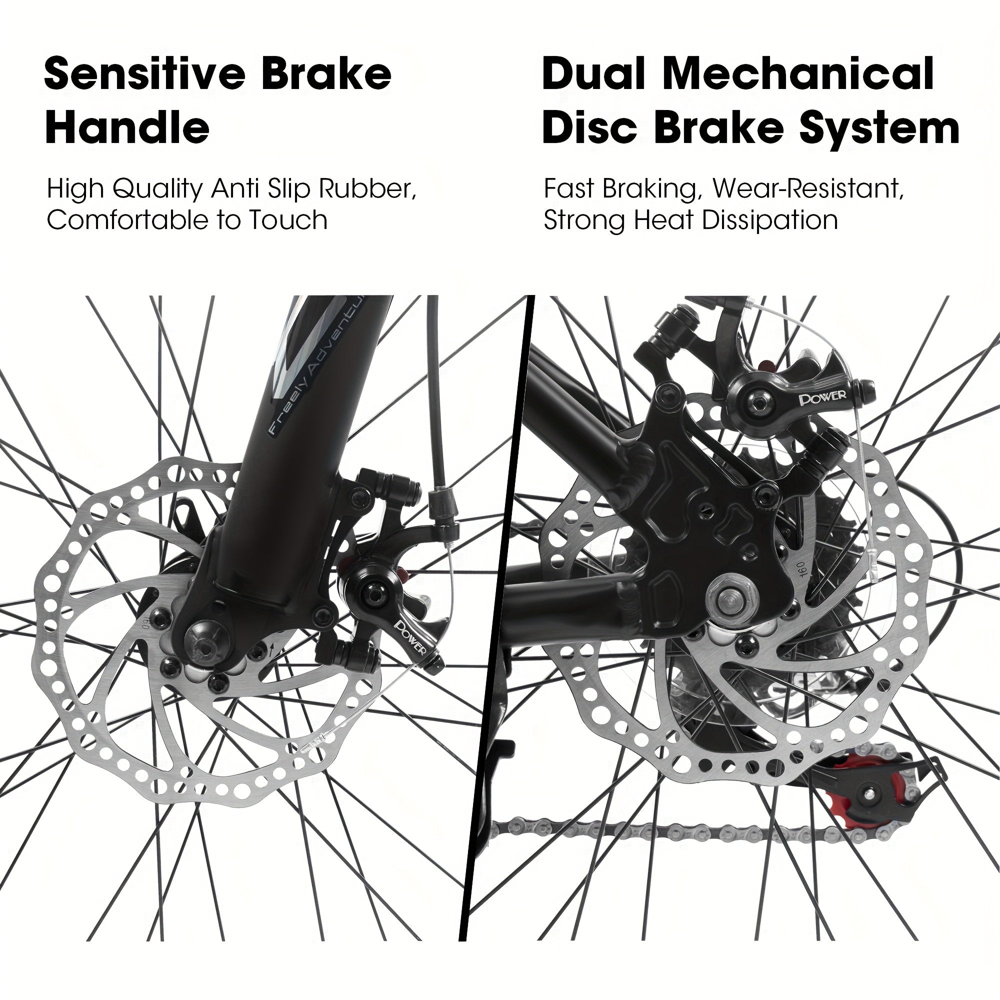 A27366 27 Inch Mountain Bike 21 Speed, Suspension Fork, Aluminum Frame Disc Brake