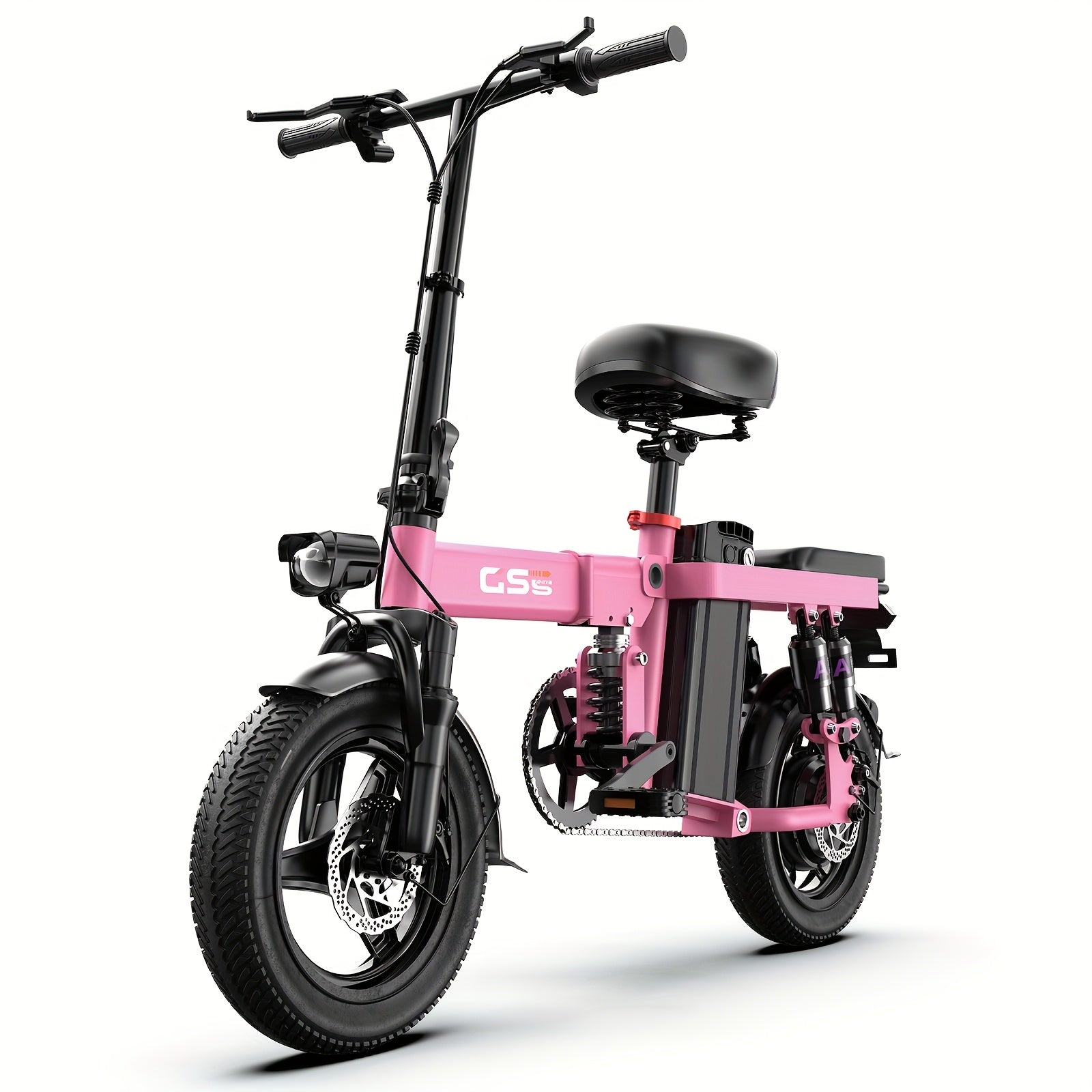 Electric Bike for Adults Peak 740W, 230 MPH Max Speed Folding Electric Bicycles, 14\