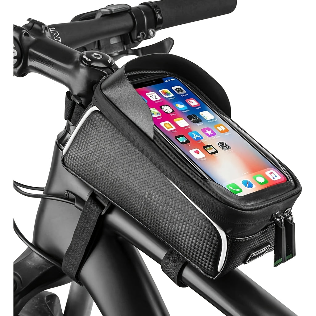 1pc High Quality Front Frame Phone Bag with Removable Strap, Cycling Phone Holder for
